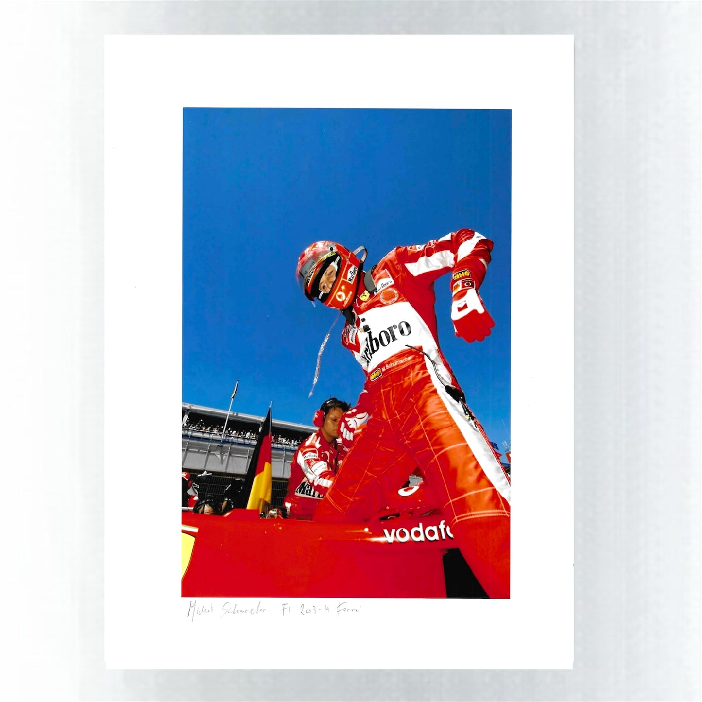 PHOTO ART STAMPA FERRARI SCHUMACHER