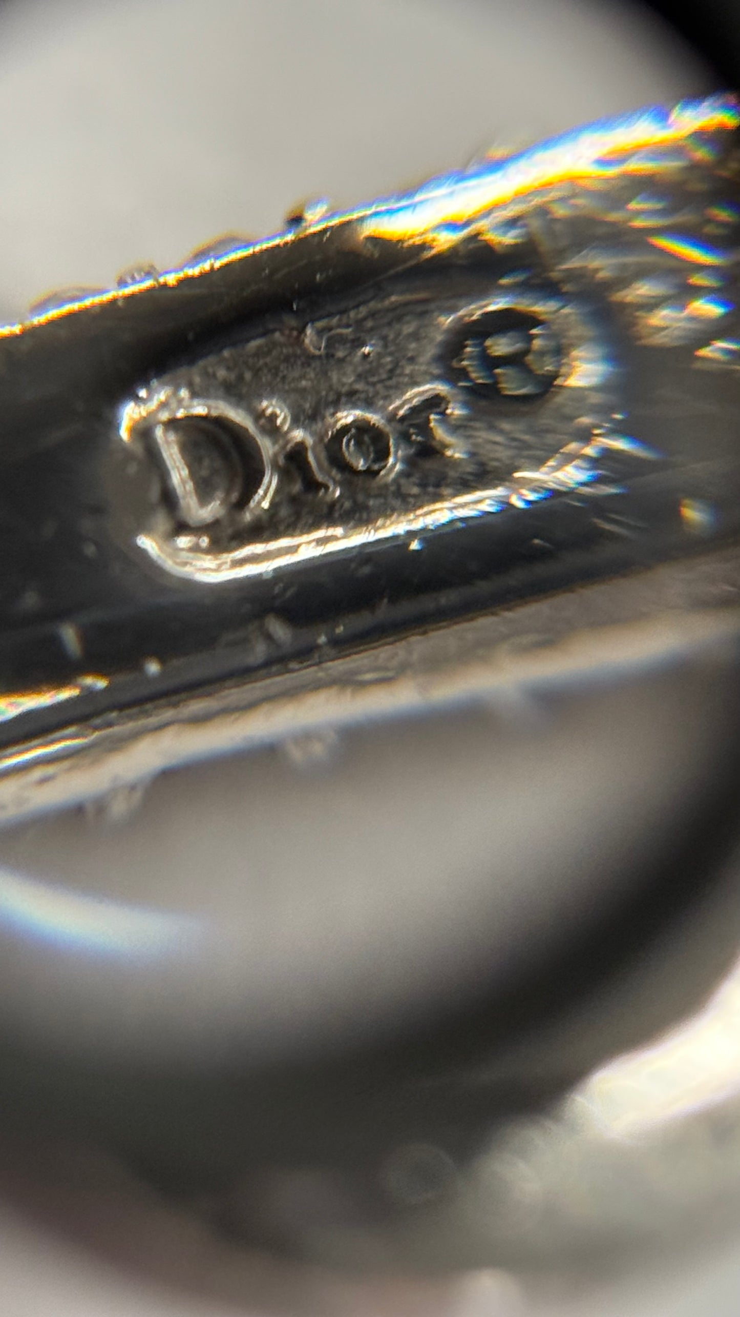 Dior ciondolo D vintage silver originale usata