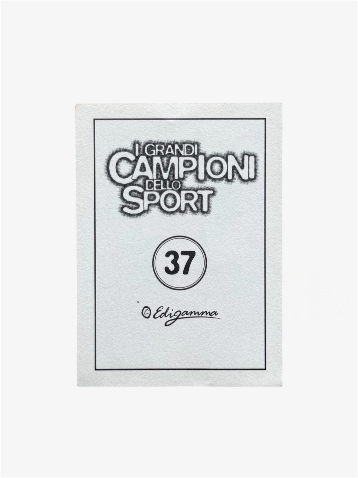 1997 Edigamma I GRANDI CAMPIONI dello Sport Roberto Baggio Bologna #37