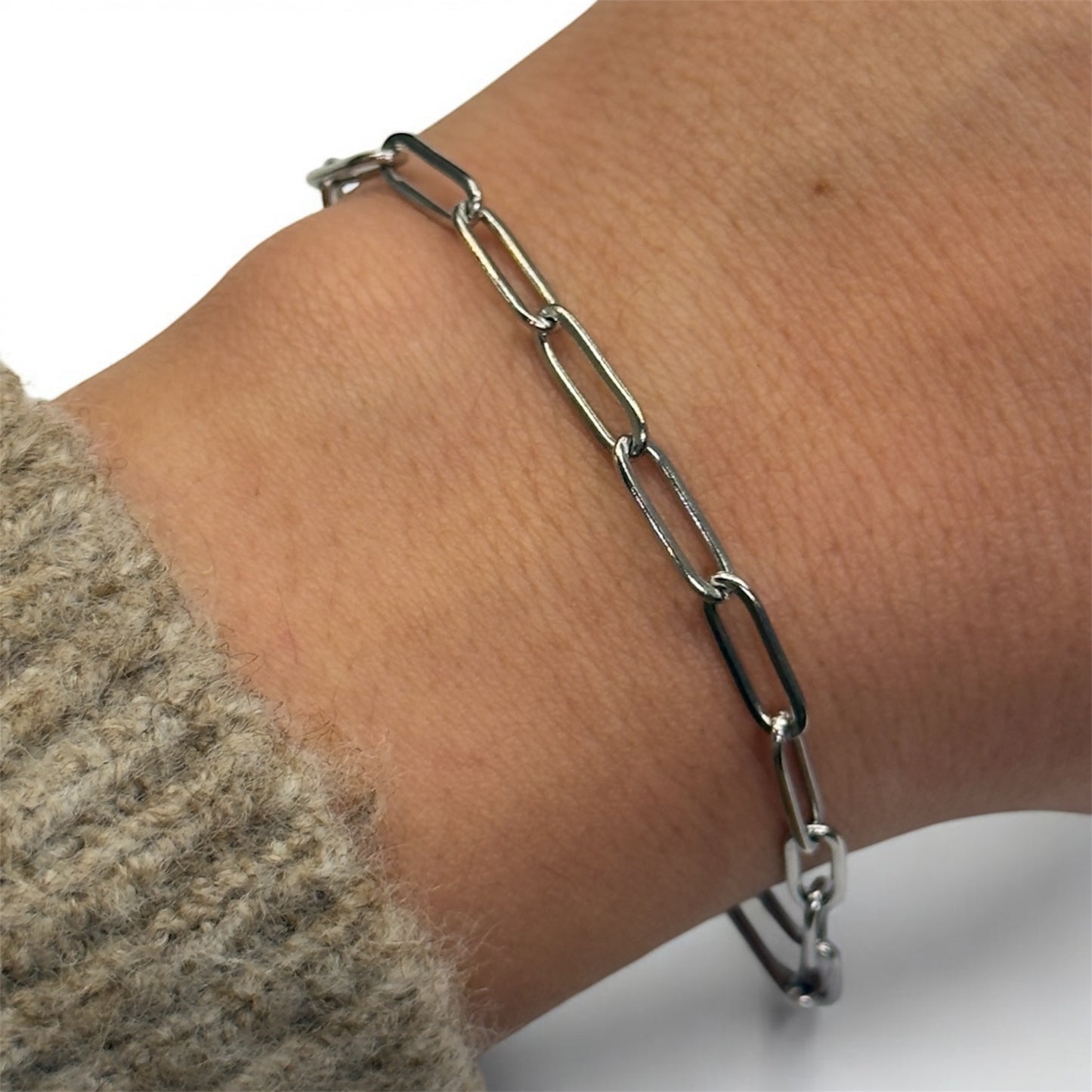 Bracciale acciaio chain