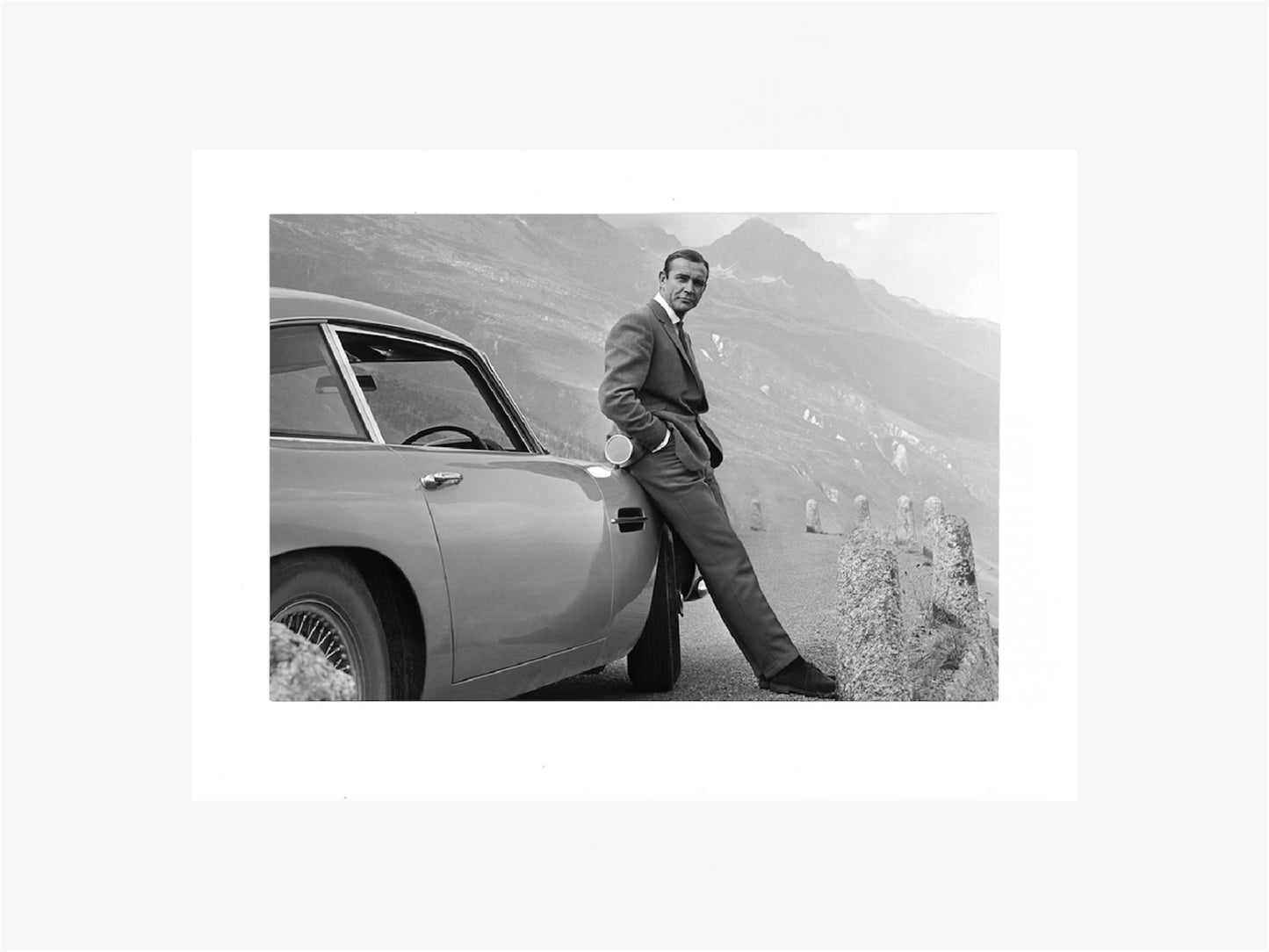 PHOTO ART STAMPA SEAN CONNERY 007 BOND