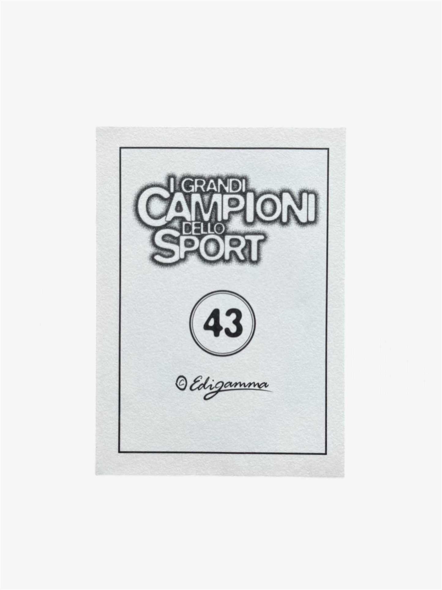1997 Edigamma I GRANDI CAMPIONI dello Sport Pelé Brasile #43