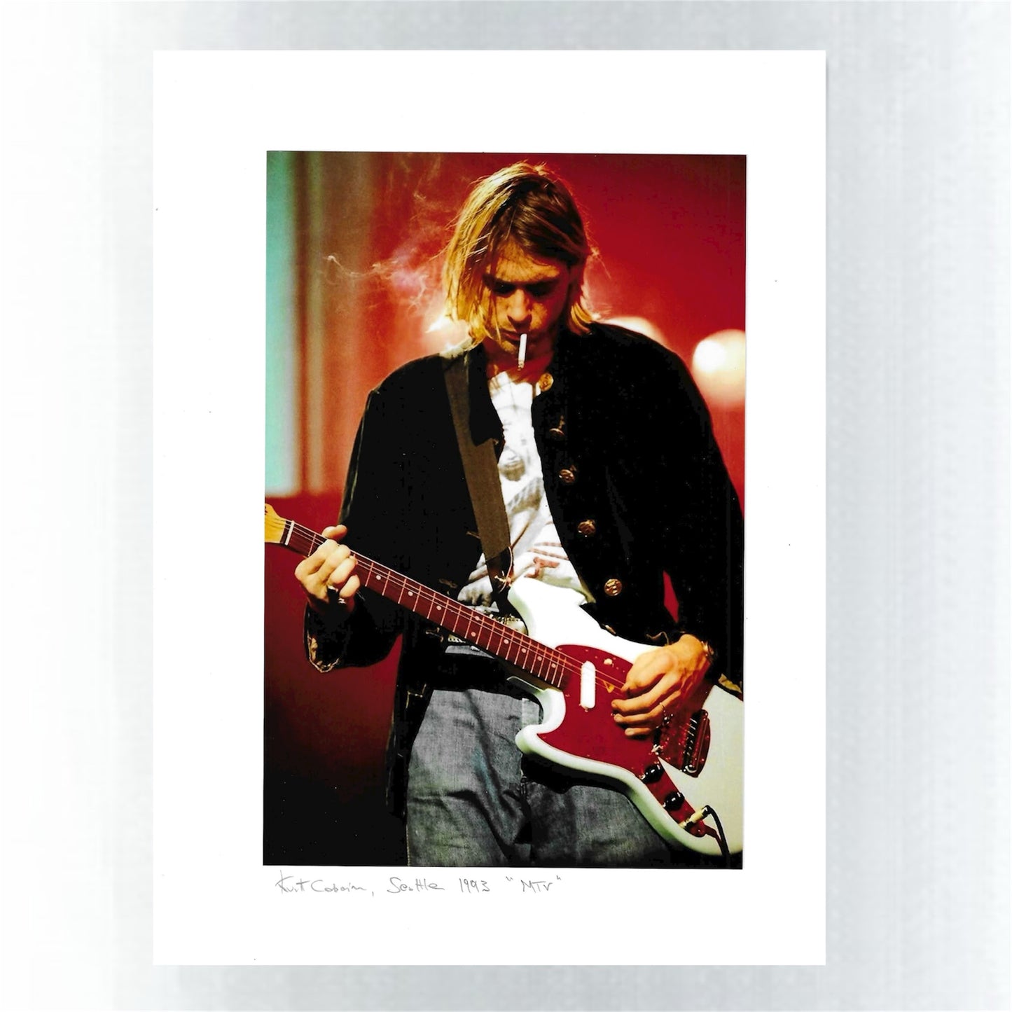 PHOTO ART STAMPA KURT COBAIN
