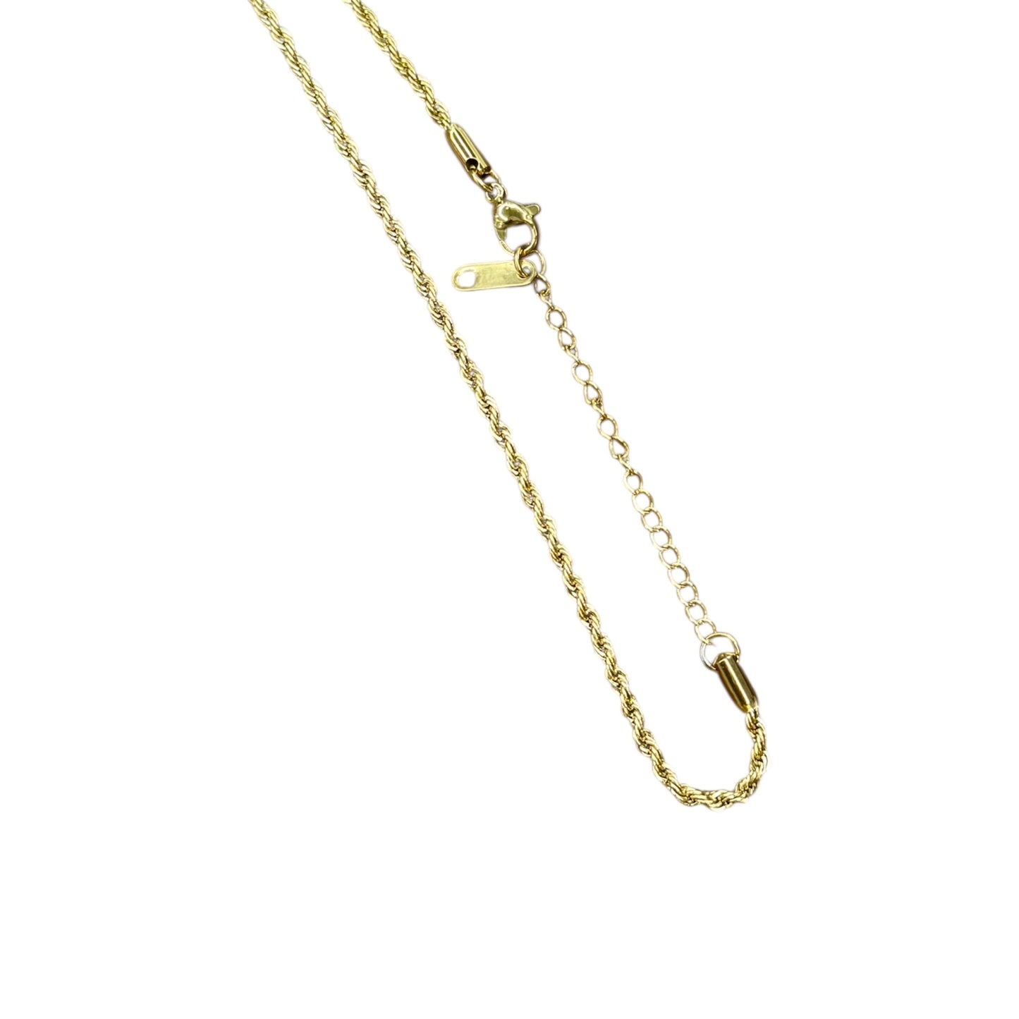 Collana acciaio moneta gold