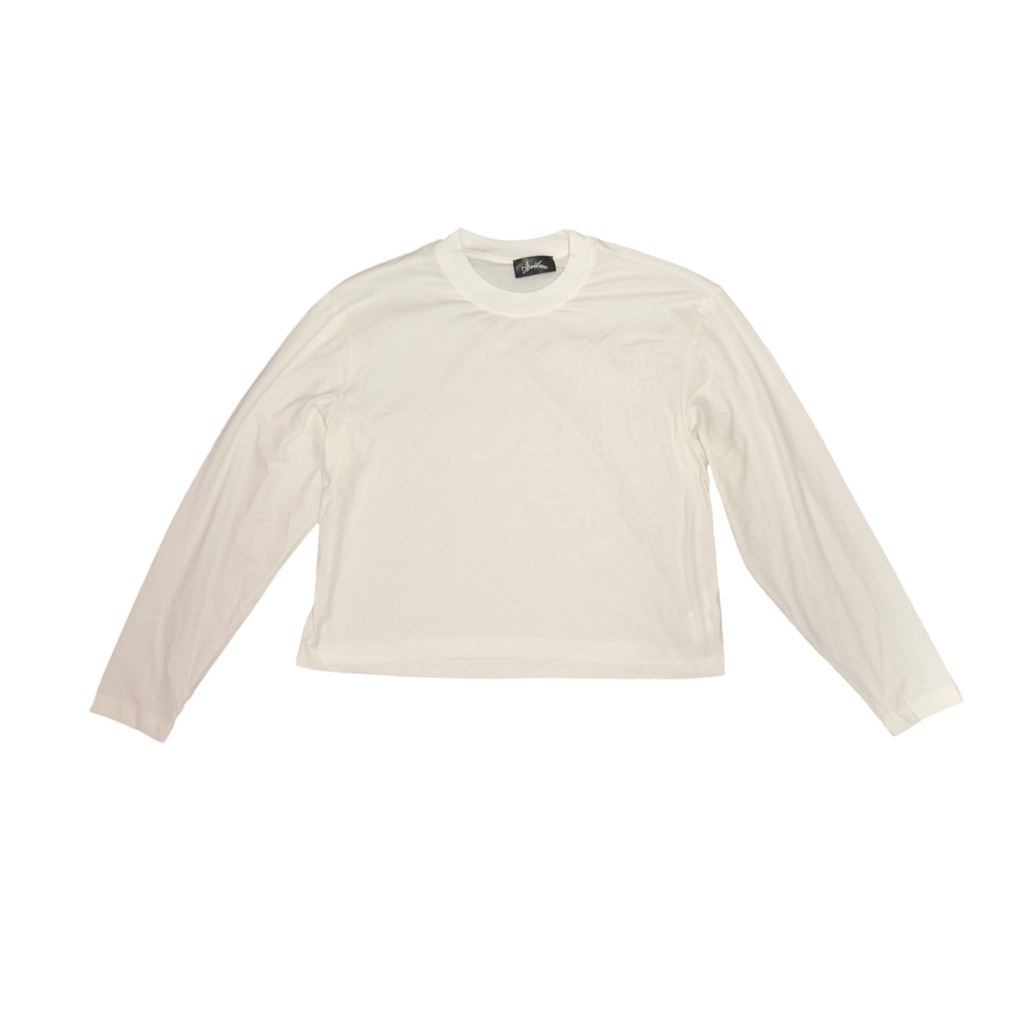 AR LONGSLEEVE CROP WHITE
