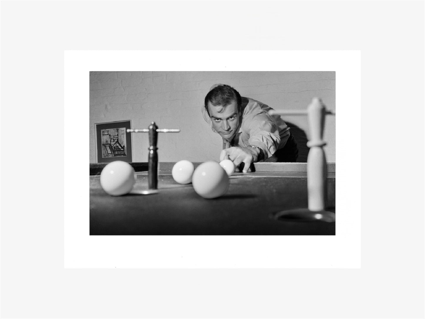 PHOTO ART STAMPA SEAN CONNERY 007 BOND