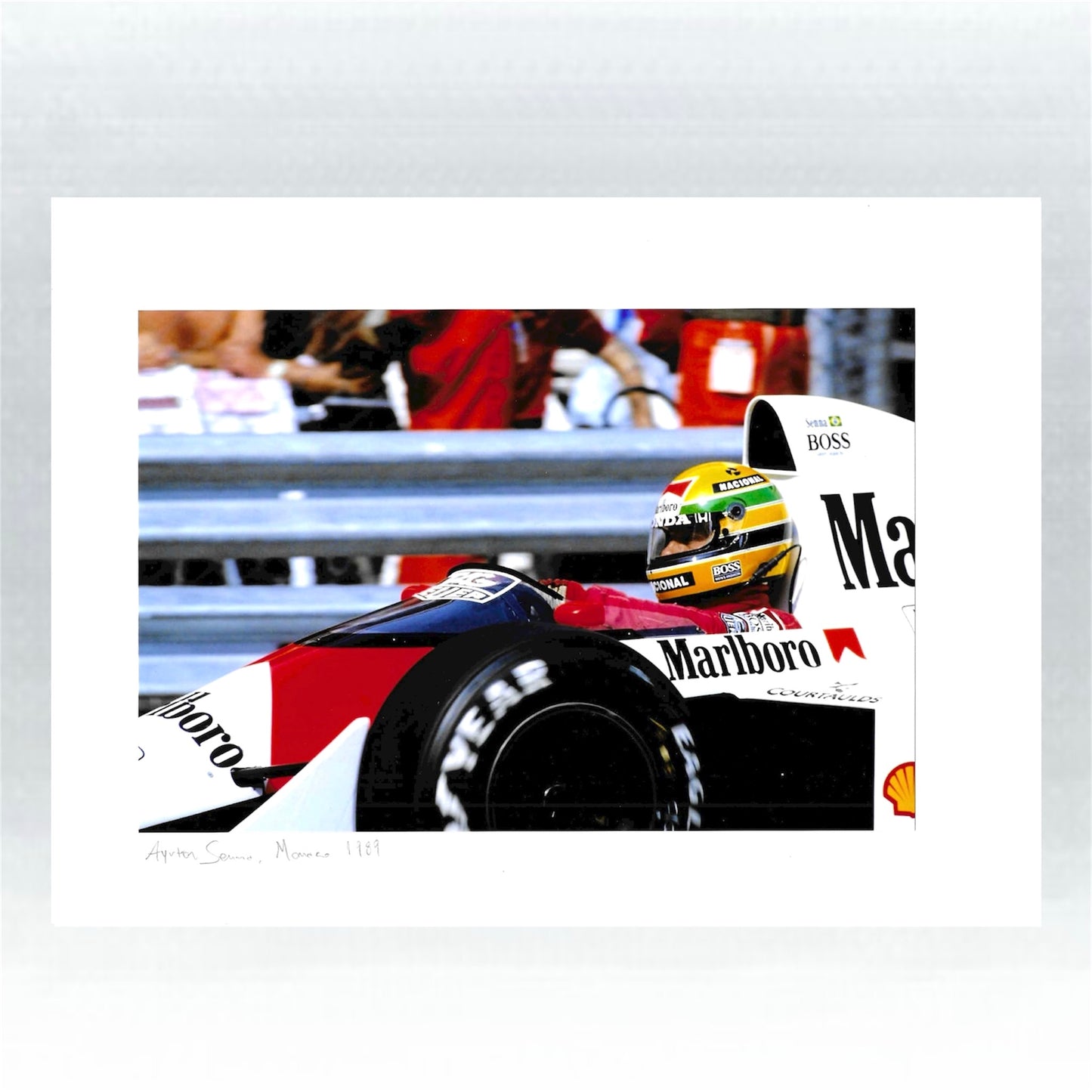 PHOTO ART STAMPA AYRTON SENNA