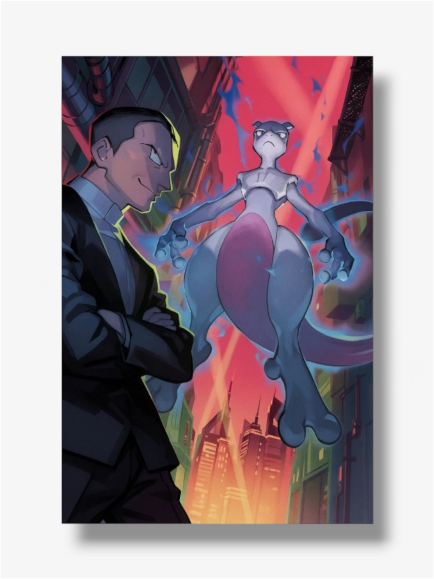 Pokèmon photo stampe team rocket giovanni rivali predestinati mewtwo