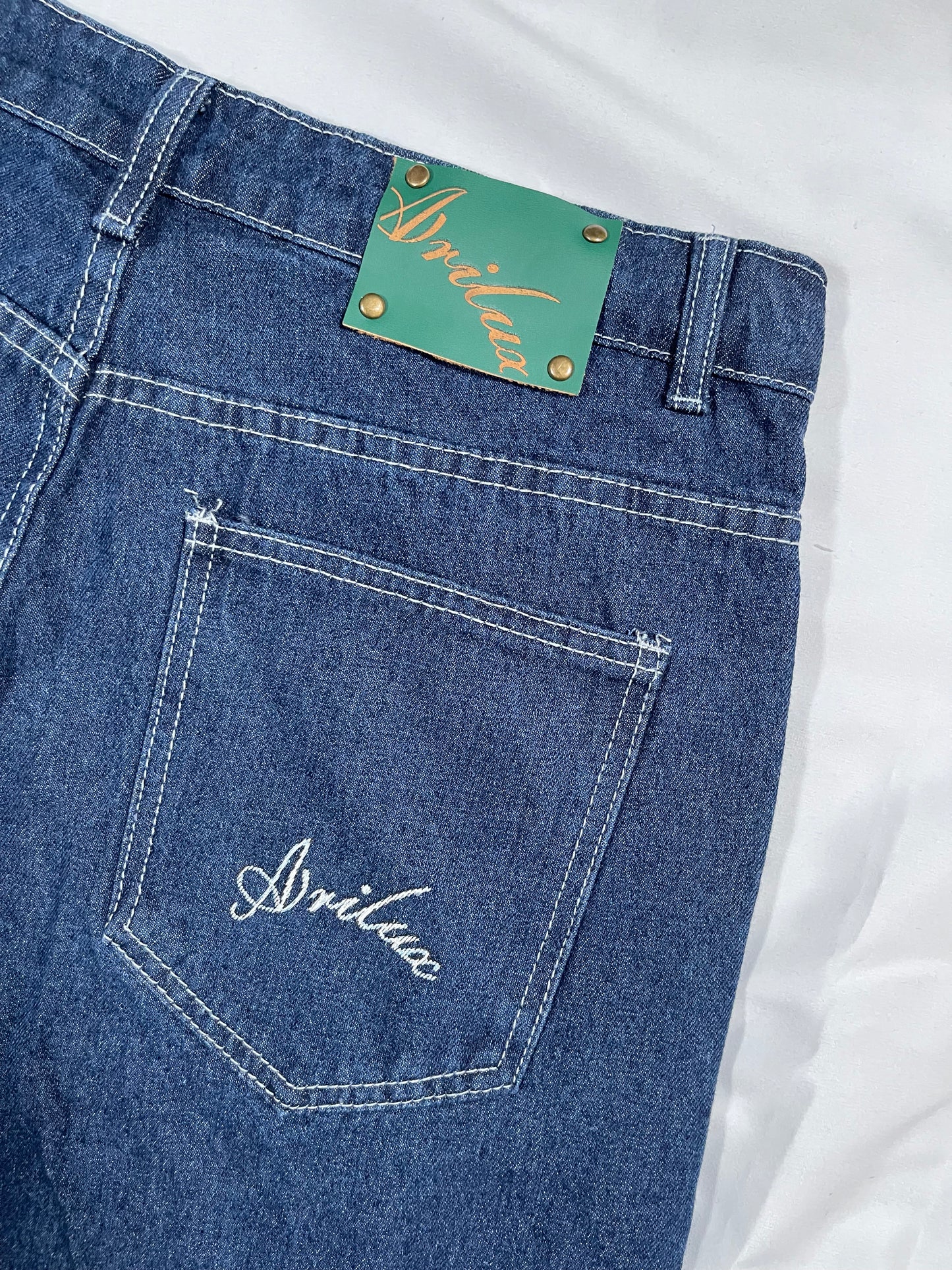 AR DENIM PANTS BLUE