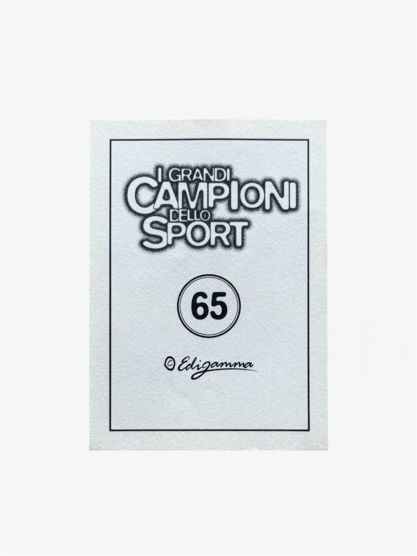1997 Edigamma I GRANDI CAMPIONI dello Sport Paolo Maldini Milan #65