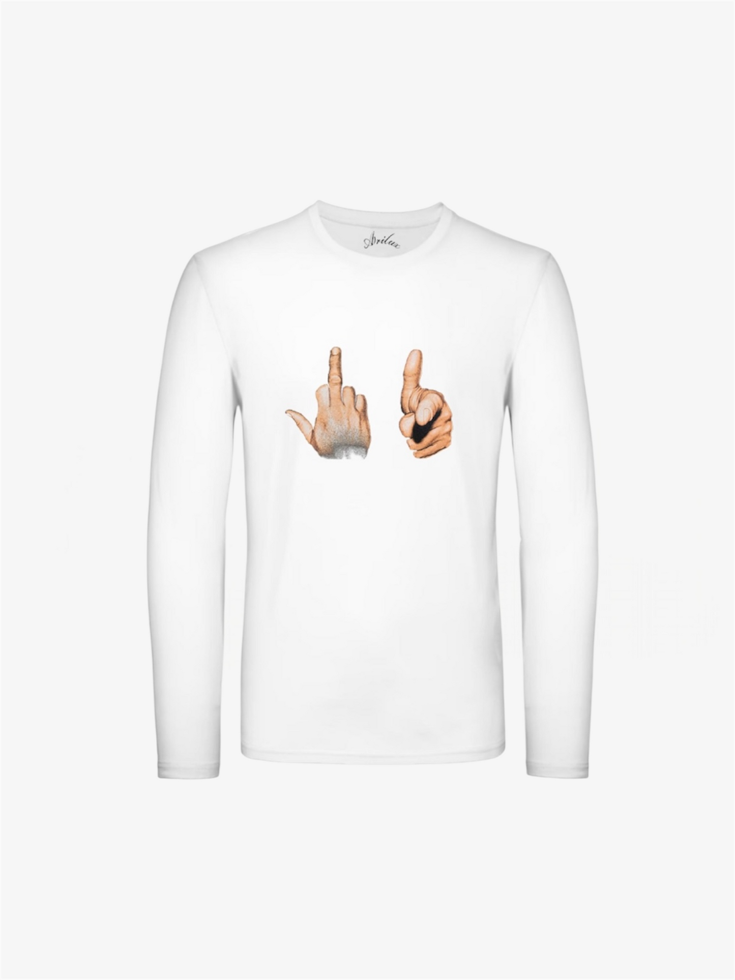 AR LONG SLEEVE FUCK WHITE