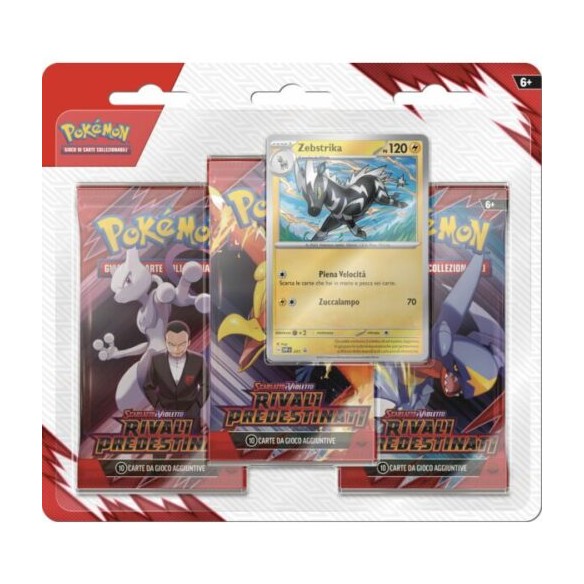 Pokèmon Scarlatto & Violetto Rivali predestinati Team rocket blister 3 bustine