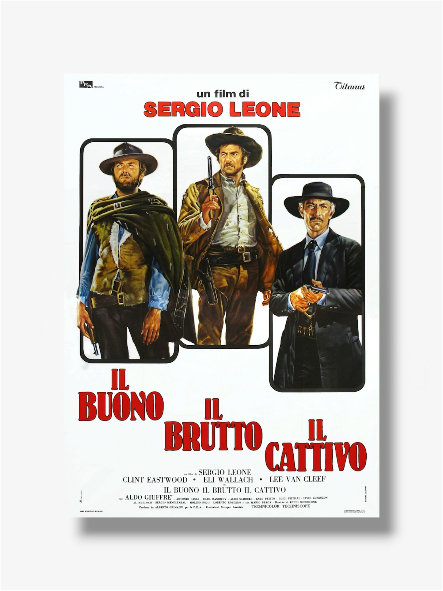 PHOTO STAMPA IL BUONO IL BRUTTO IL CATTIVO