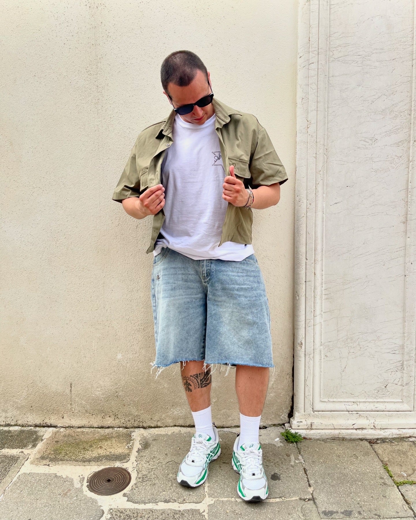 AR DENIM AZUR SHORTS