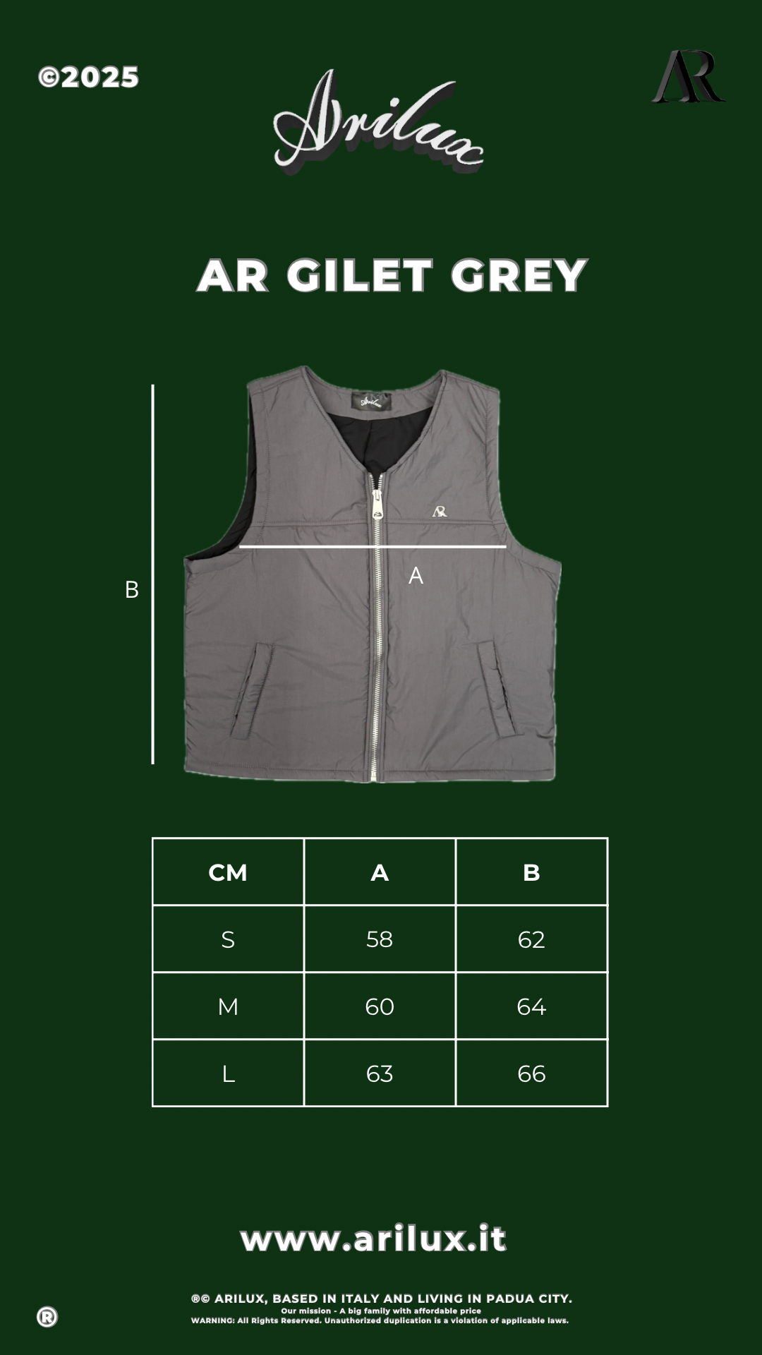 AR GILET GREY