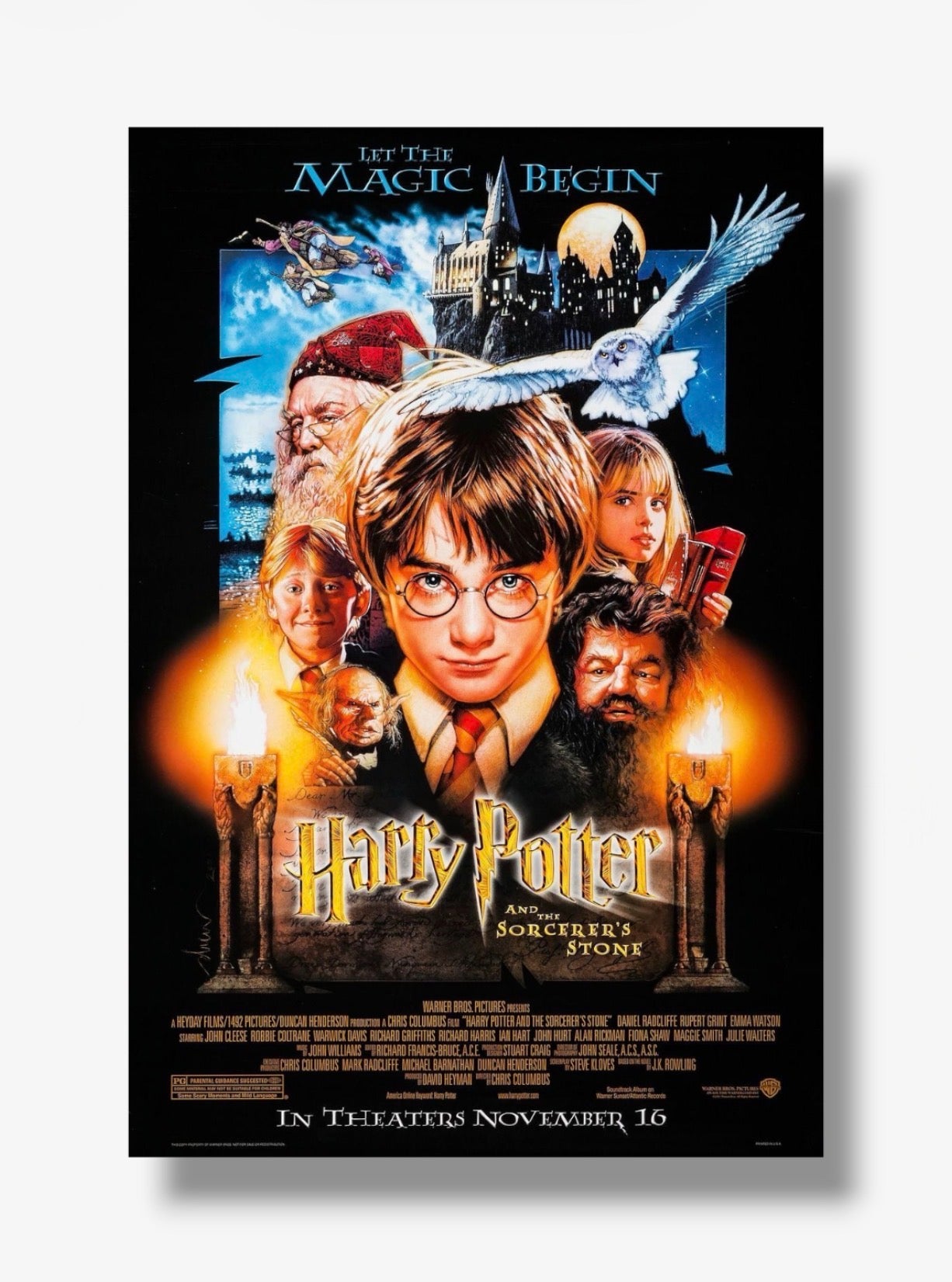 PHOTO STAMPA HARRY POTTER LA PIETRA FILOSOFALE CINEMA