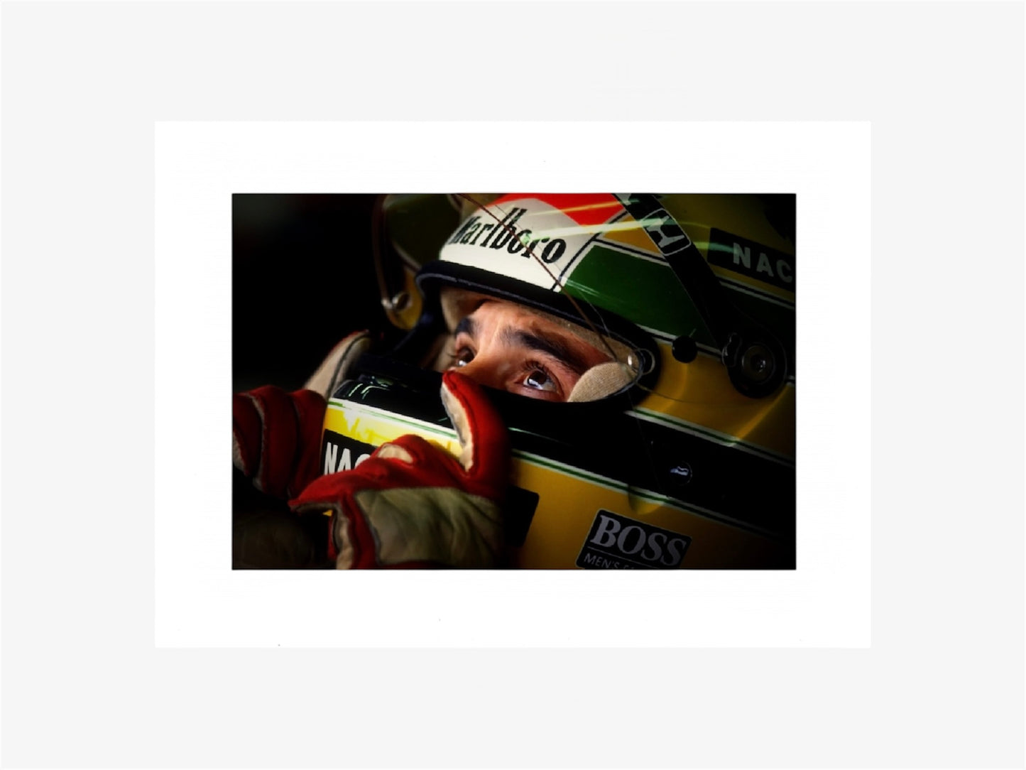PHOTO ART STAMPA AYRTON SENNA