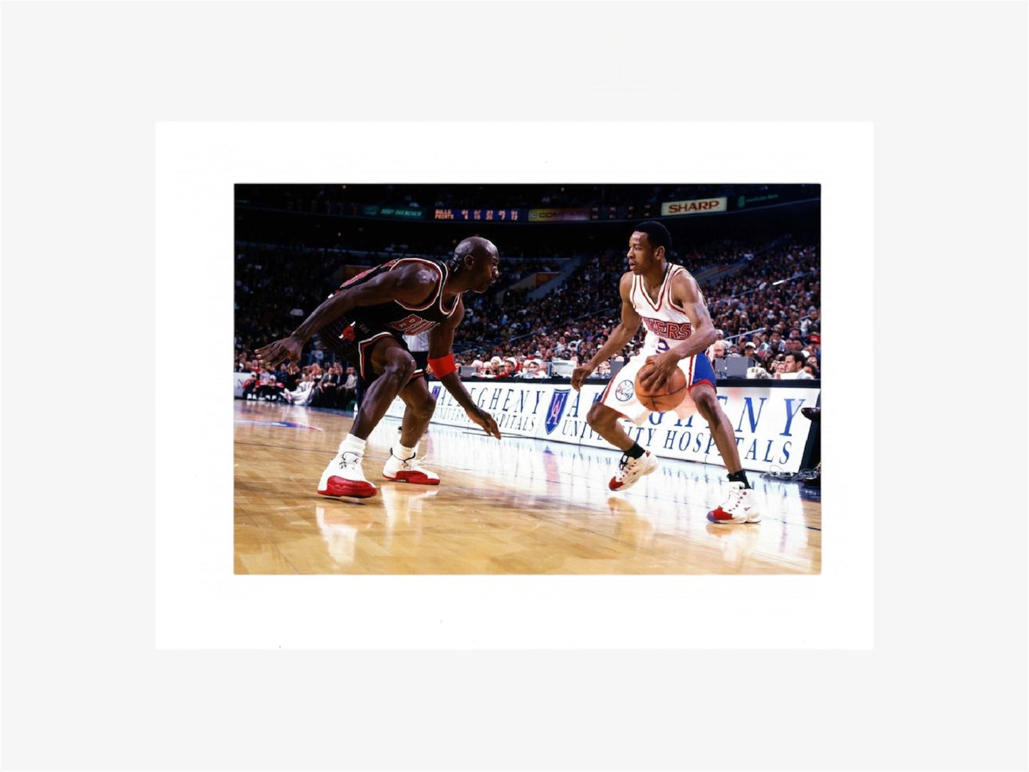 PHOTO ART STAMPA MICHAEL JORDAN ALLEN IVERSON