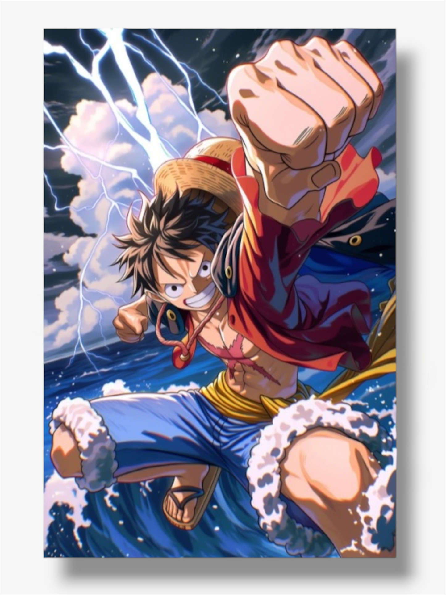 One piece photo stampe luffy