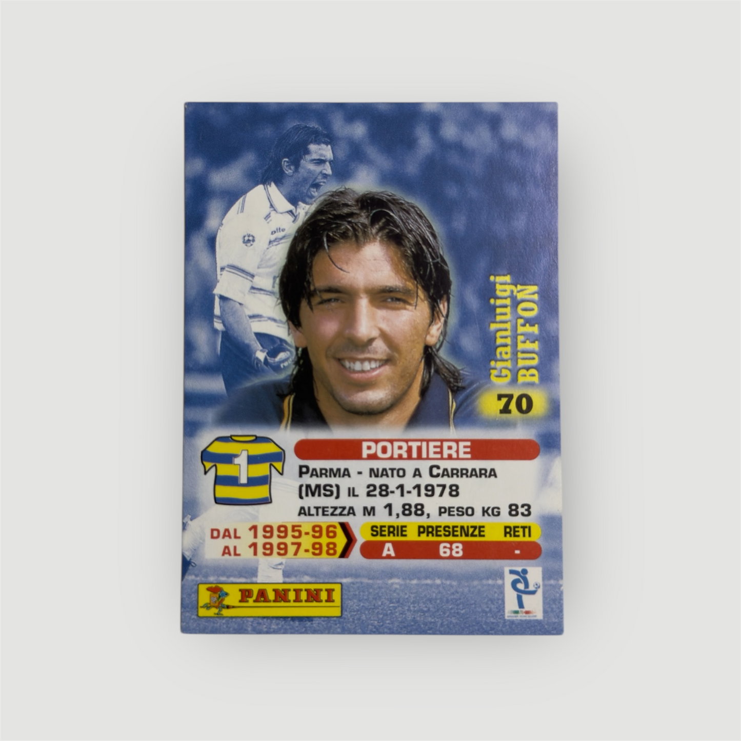1998-99 Panini Calcio Cards 1999 # 70 Gianluigi Buffon Parma