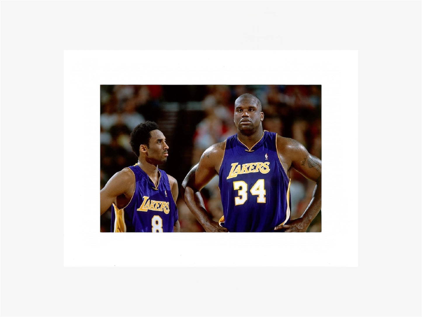 PHOTO ART STAMPA SHAQUILLE O’NEAL KOBE BRYANT