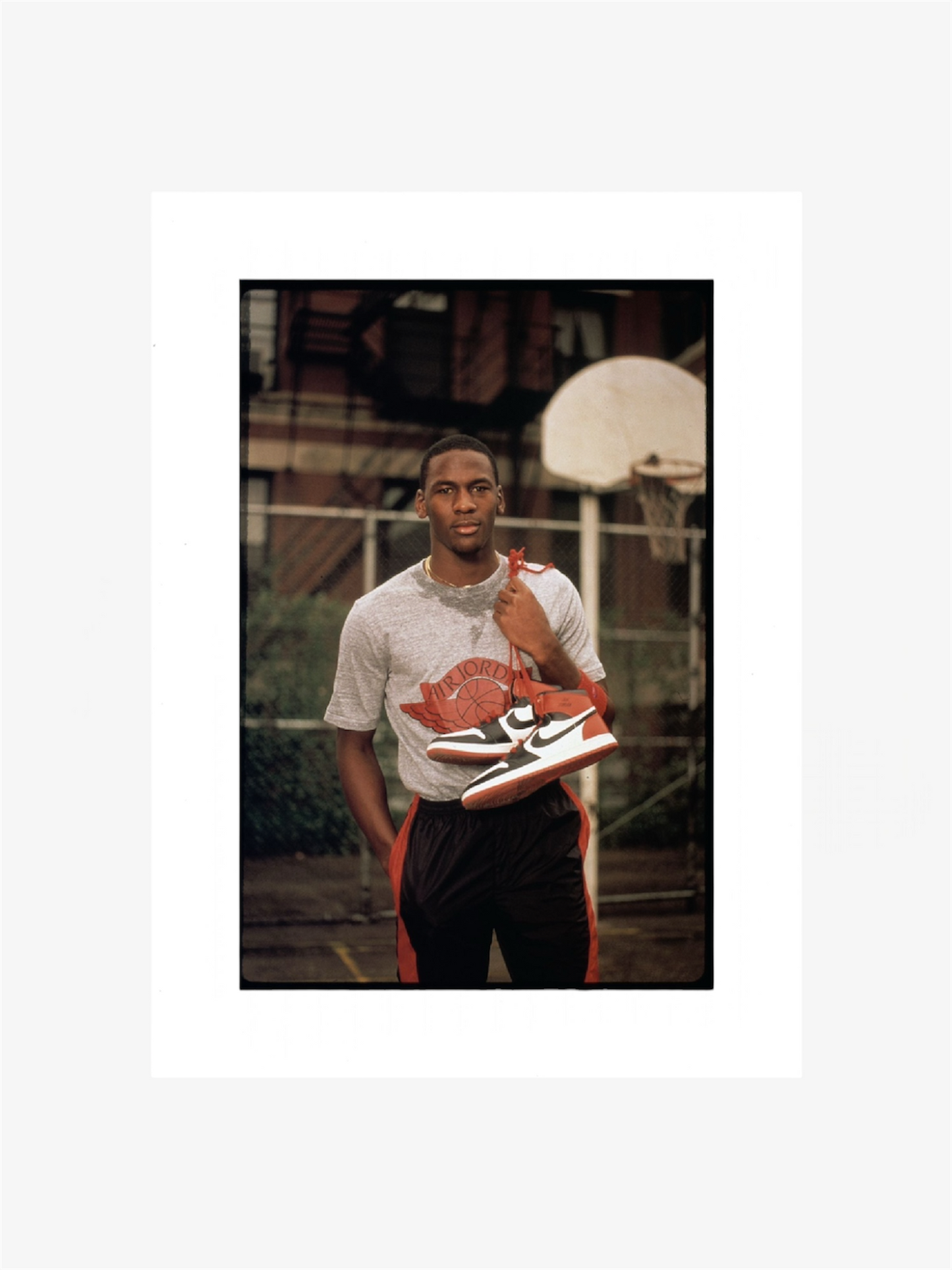 michael jordan air jordan 1985 photo stampa arredo