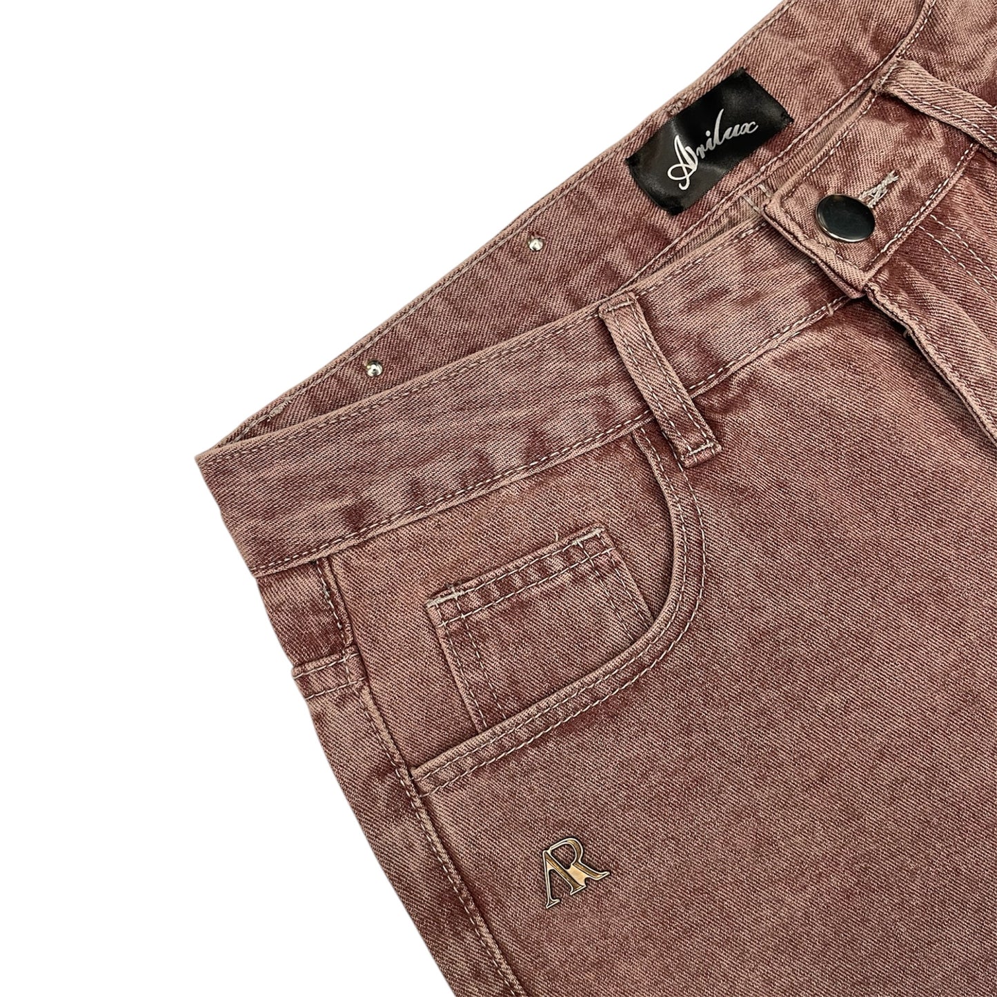 AR DENIM PANTS PINK