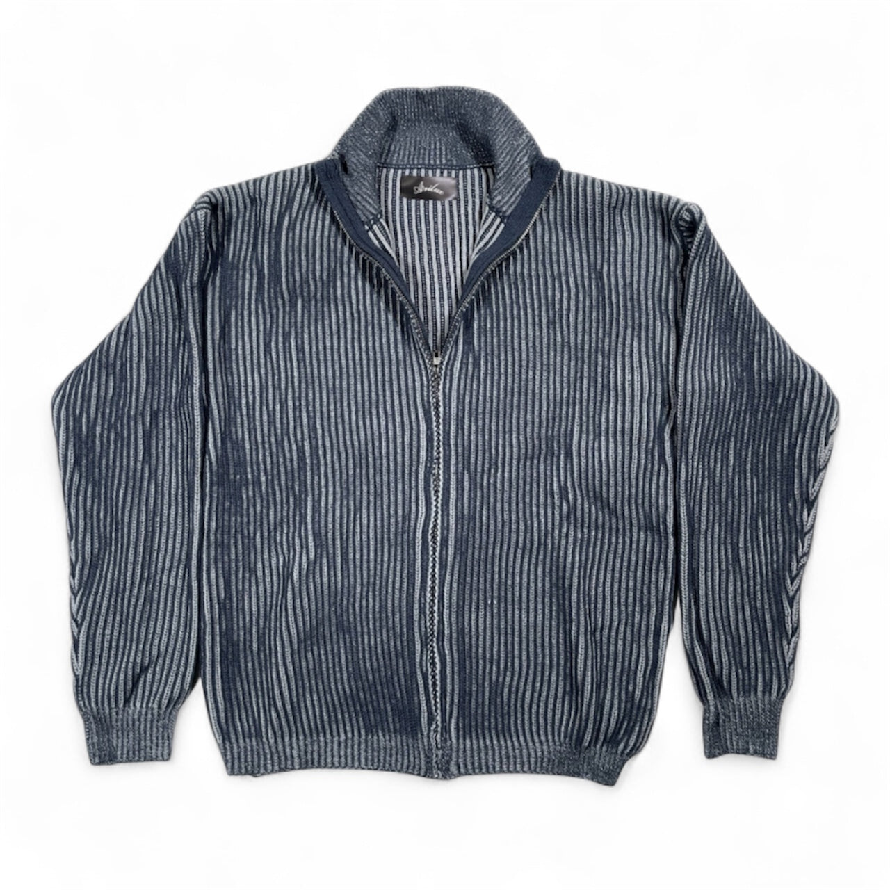 AR SWEATER ZIP FADE BLUE
