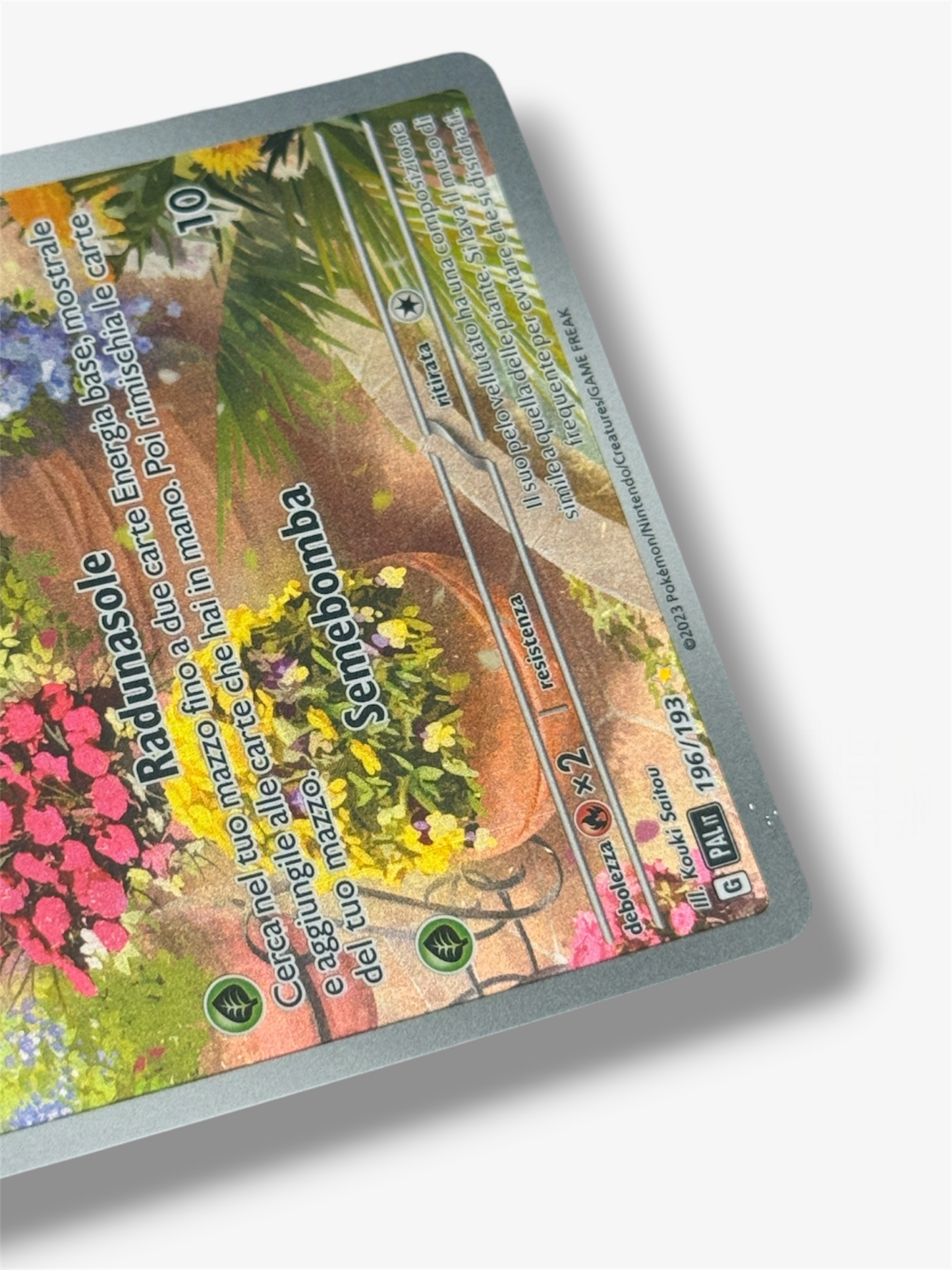 Pokémon Evolution in Paldea Sprigatito rare 196-193 (IT)