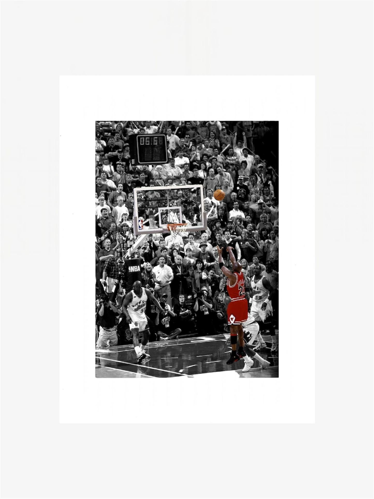 PHOTO ART STAMPA MICHAEL JORDAN LAST SHOT