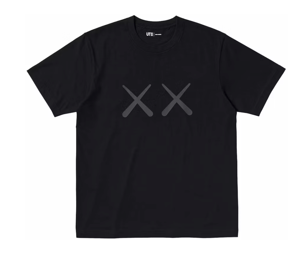 Kaws x Uniqlo Warhol Black Graphic
