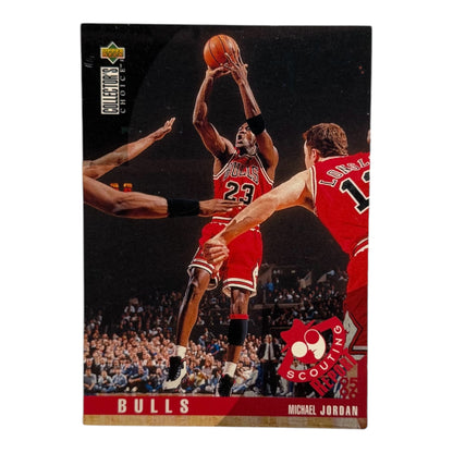 Michael Jordan Scouting NBA Upper deck 1996 #114