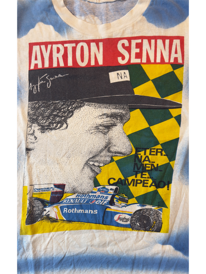80’s - Ayrton Senna Eternamente Campeao t-shirt vintage