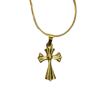 Collana acciaio chrome gold