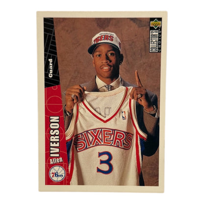 Allen Iverson rookie nba Upper deck 1996 #301