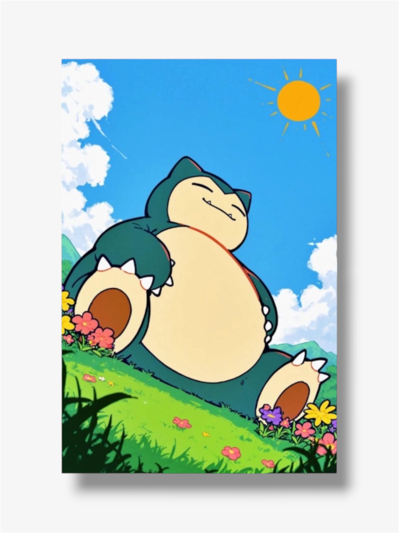 Pokèmon photo stampe snorlax