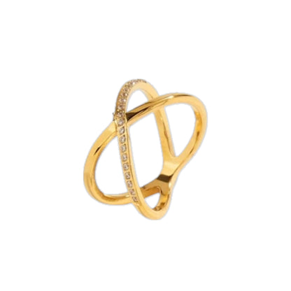 Eternity cross ring