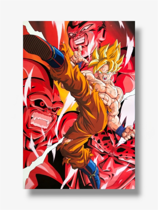 Dragon ball photo stampe goku supersayan 3