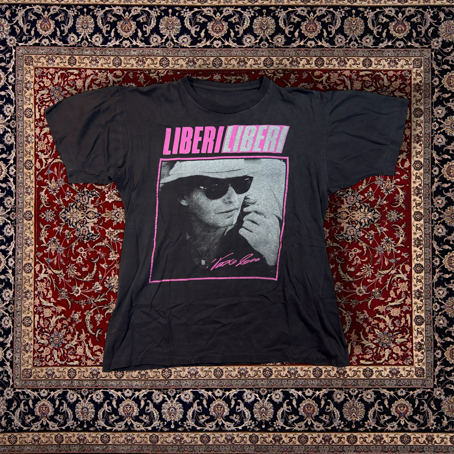 1989 - Vasco Rossi Liberi Tour 89' t-shirt vintage
