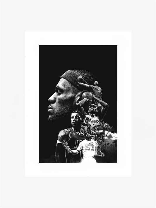 PHOTO ART STAMPA LEBRON JAMES