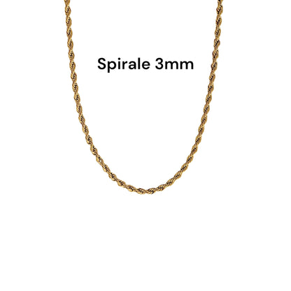 Ciondolo medio round Petals vintage oro rosso