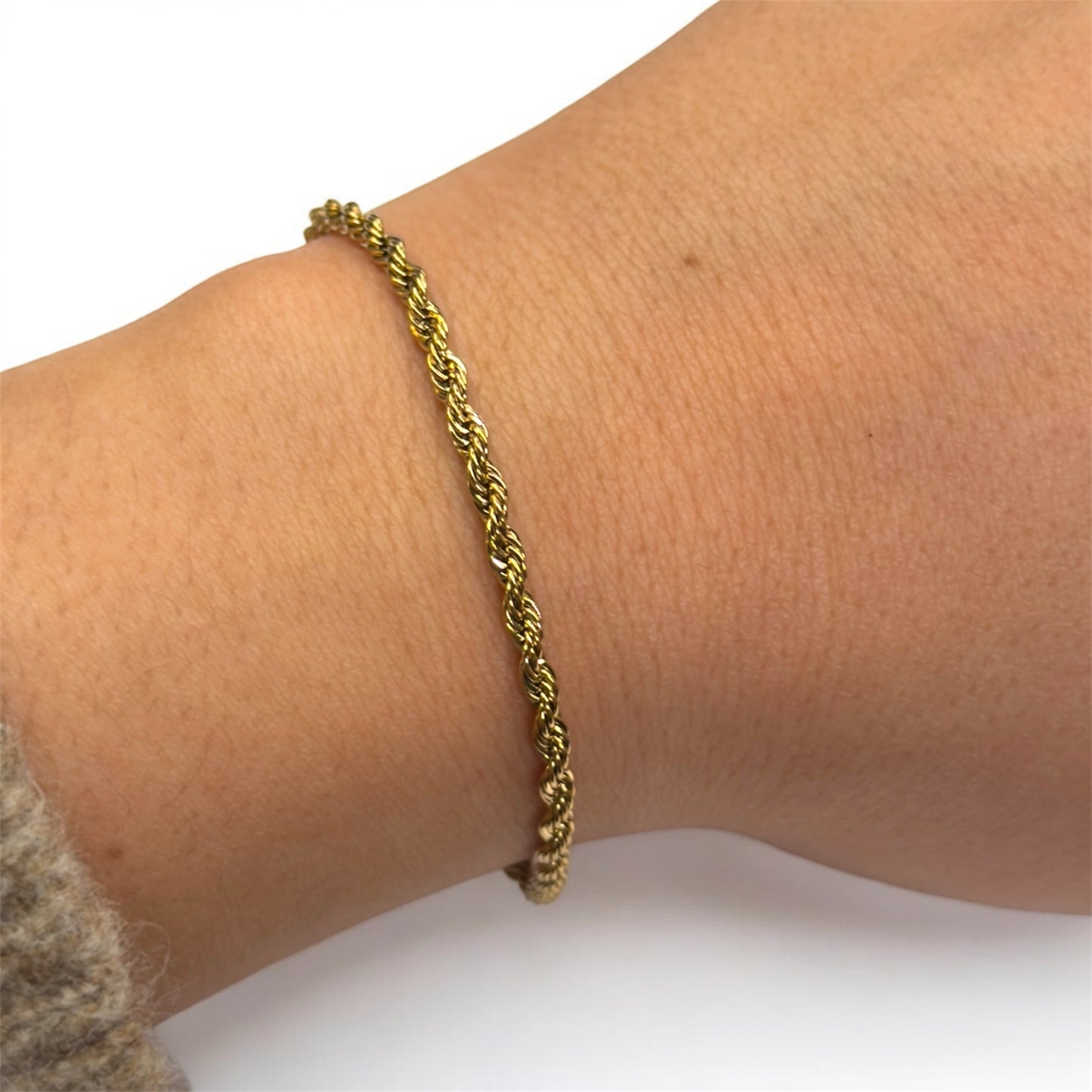 Bracciale acciaio spirale