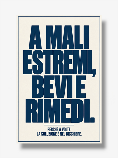 PHOTO STAMPA SCRITTA A MALI ESTREMI BEVI E RIMEDI