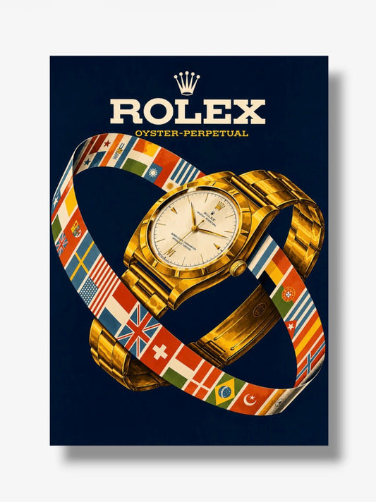 PHOTO STAMPA ROLEX VINTAGE