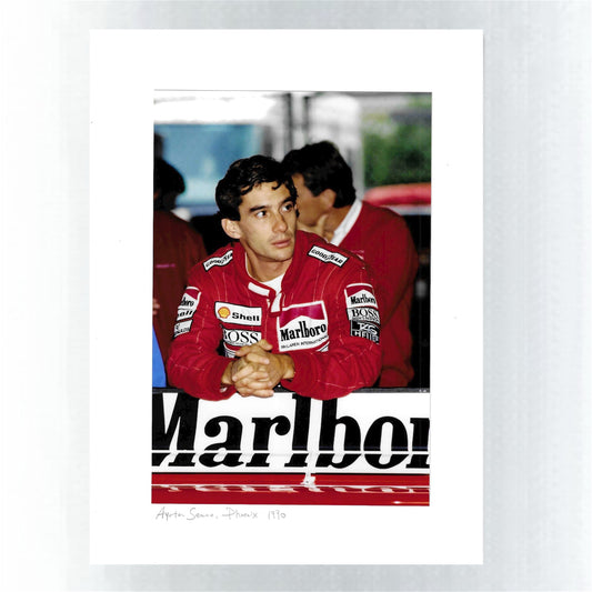 PHOTO ART STAMPA AYRTON SENNA