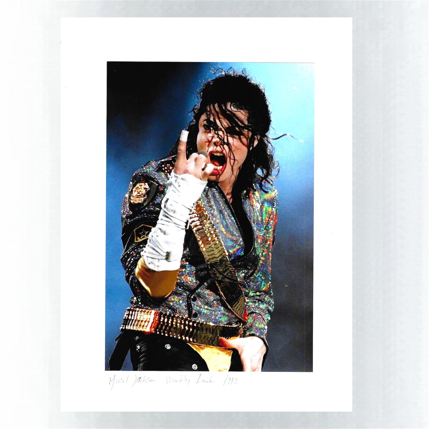 PHOTO ART STAMPA MICHAEL JACKSON