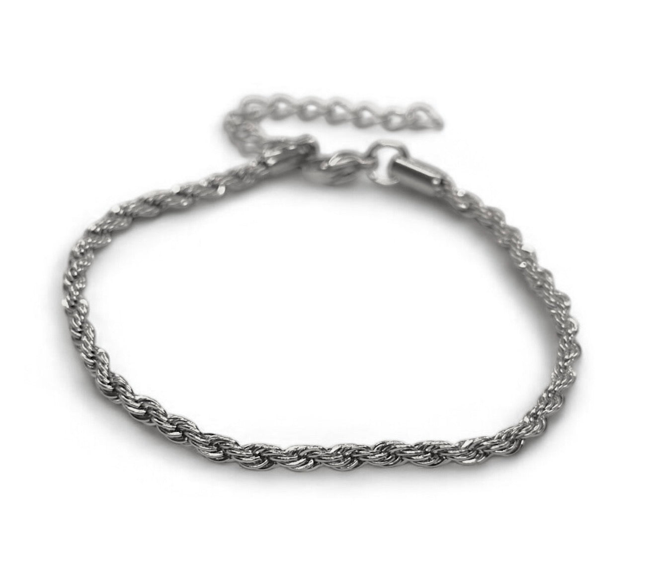 Bracciale acciaio spirale