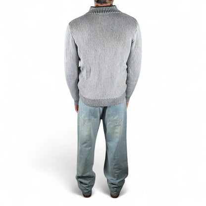 AR SWEATER ZIP FADE GREY