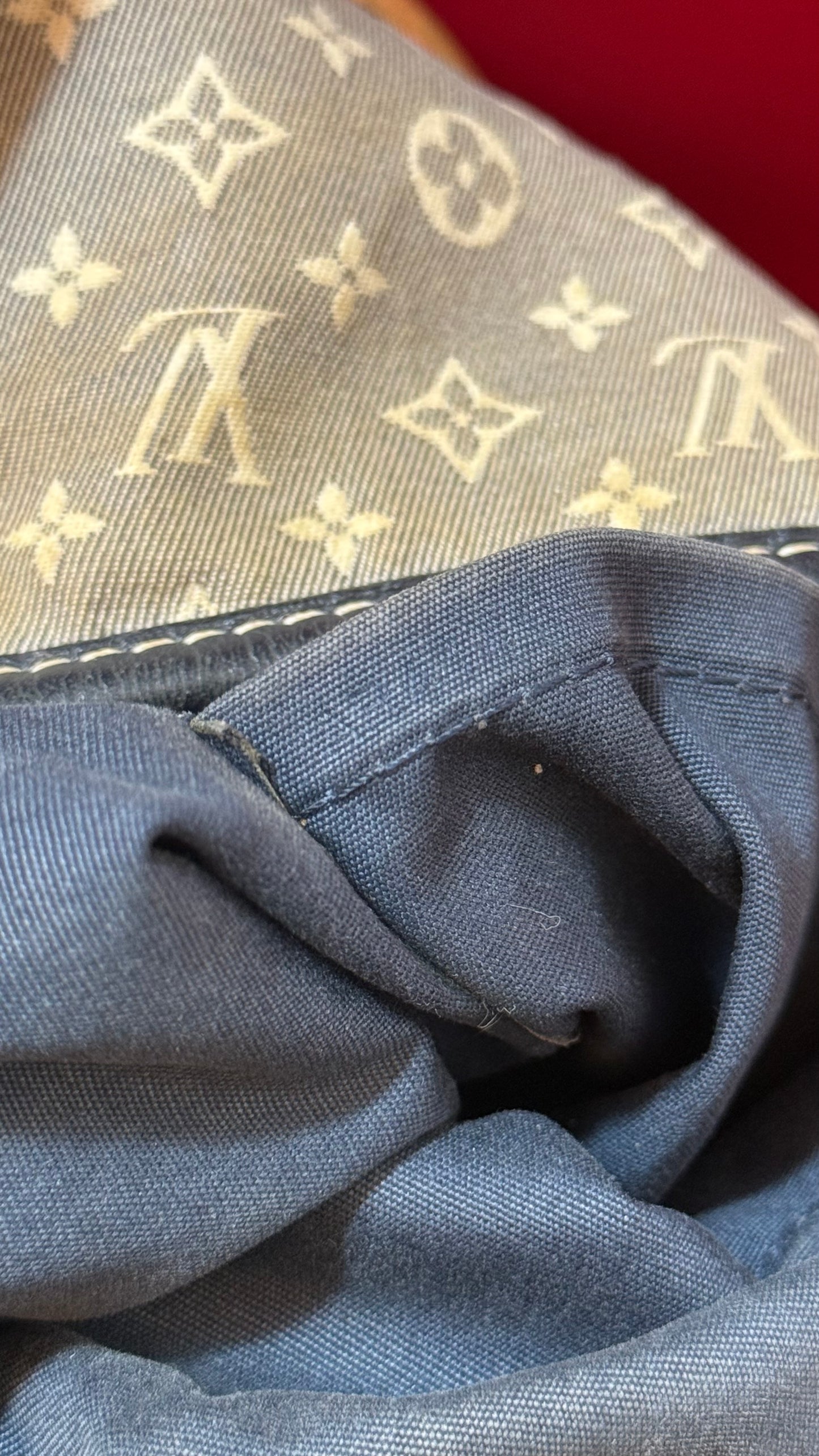 Louis Vuitton Graues monogram Idylle Elegie navy used