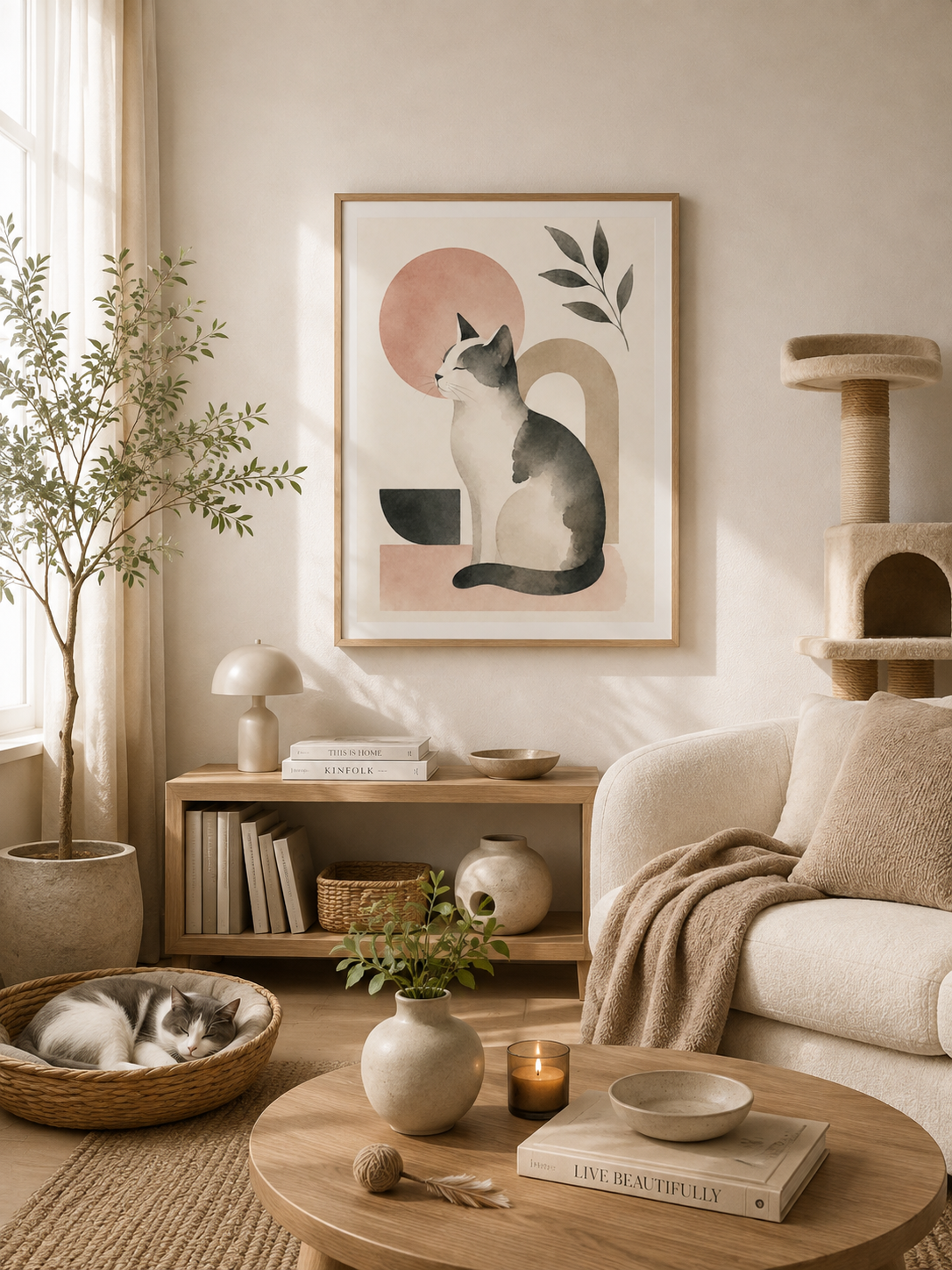 PHOTO ART ASTRATTA CAT